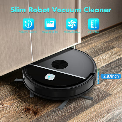 Vacuum Cleaner 2 Robot Vacuum and Mop Combo Robotic Vacuum Cleaner With WiFi Multifunctional 2 in 1 Self-Charging